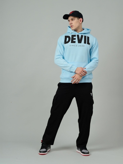 GO DEVIL Men Printed Hooded Sweatshirt - Image 7