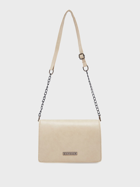 Caprese Piko Women Beige Medium Sling Bag