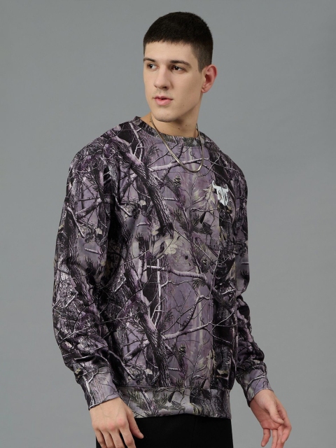 GO DEVIL Men Printed Woolen Winter Sweatshirt - Image 3