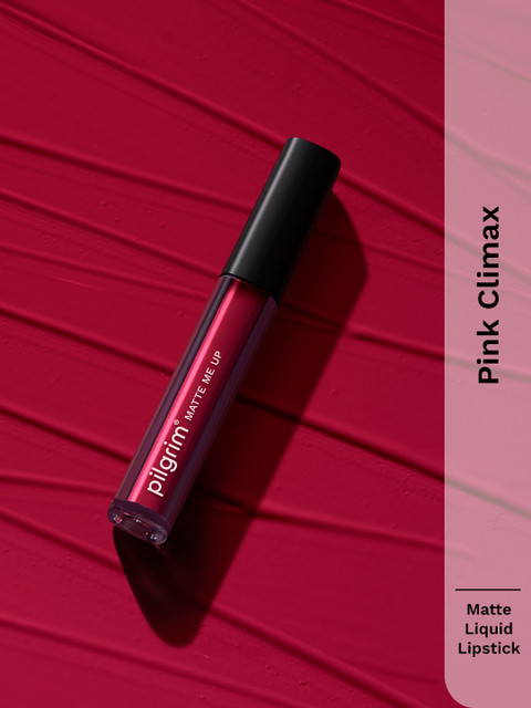 Pilgrim Matte Me Up Long Lasting Liquid Matte Lipstick - 9g - Pink Climax 12