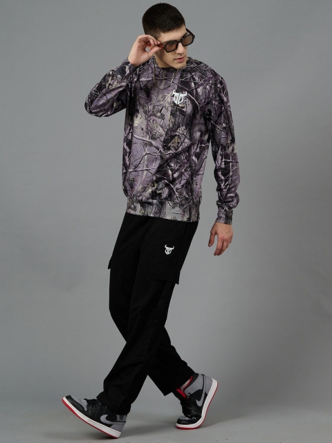 GO DEVIL Men Printed Woolen Winter Sweatshirt - Image 6