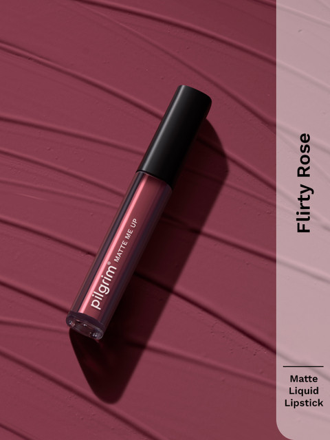 Pilgrim Matte Me Up Long Lasting Liquid Lipstick - 3ml - Flirty Rose - 08