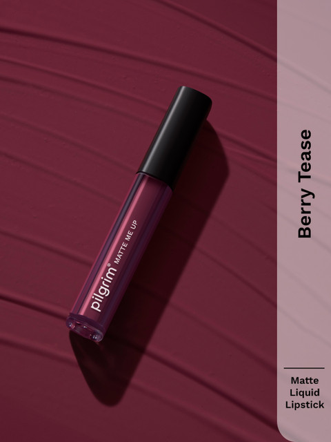 Pilgrim Matte Me Up Long Lasting Liquid Lipstick - 3ml - Berry Tease - 02