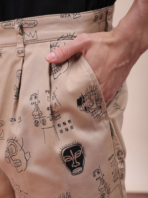 The Indian Garage Co Men Mid-Rise Printed Shorts - Image 6