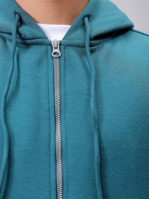 The Indian Garage Co Men Hooded Double Way Front Open Zipper Sweatshirt - Image 3