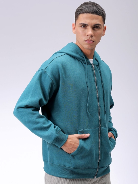 The Indian Garage Co Men Hooded Double Way Front Open Zipper Sweatshirt - Image 5