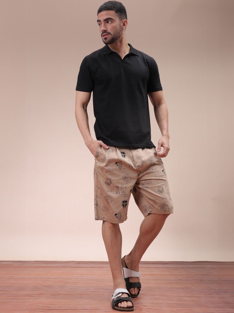 The Indian Garage Co Men Mid-Rise Printed Shorts - Image 5