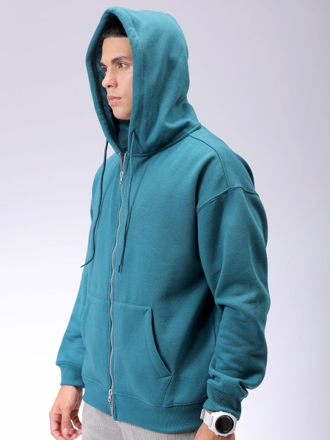 The Indian Garage Co Men Hooded Double Way Front Open Zipper Sweatshirt - Image 4