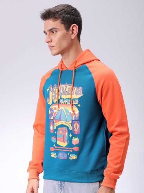 The Indian Garage Co Men Printed Hooded Sweatshirt - Image 2