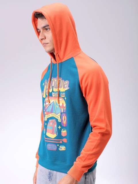 The Indian Garage Co Men Printed Hooded Sweatshirt - Image 4