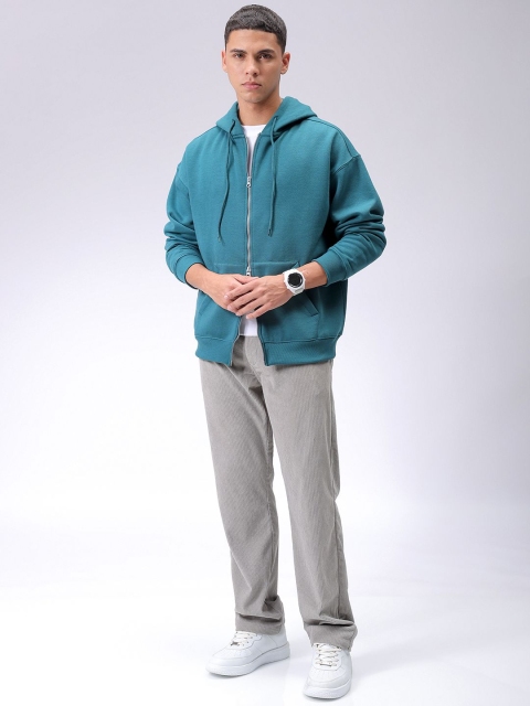 The Indian Garage Co Men Hooded Double Way Front Open Zipper Sweatshirt - Image 2