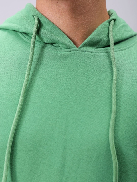 The Indian Garage Co Men Solid Hooded Sweatshirt - Image 3