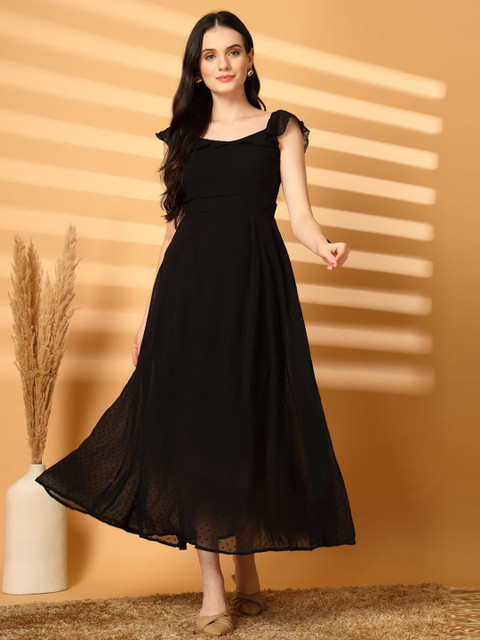 aayu Women Fit & Flare Maxi Dress