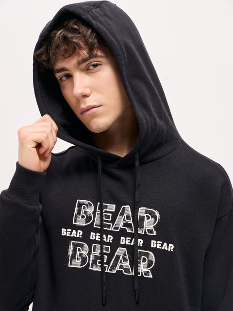 THE BEAR HOUSE Men Typography Printed Cotton Sweatshirt - Image 3