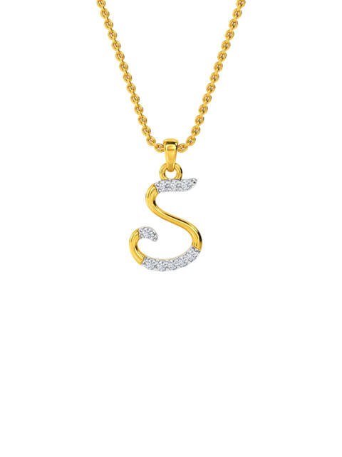 KISNA DIAMOND AND GOLD JEWELLERY Women 14KT Pendant