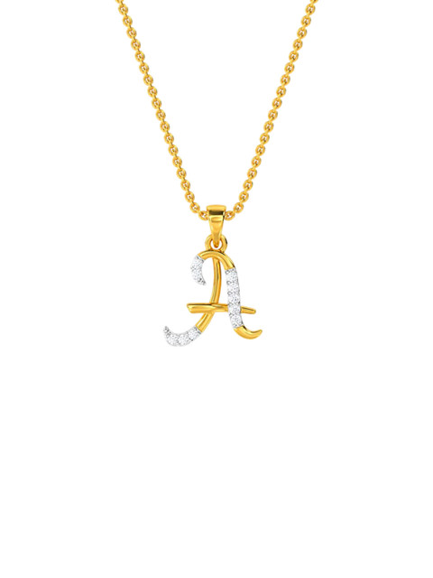 KISNA DIAMOND AND GOLD JEWELLERY Women 14KT Pendant