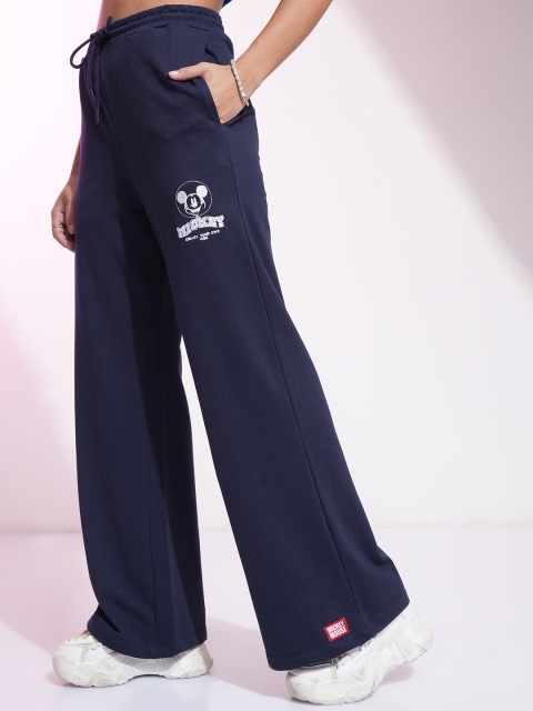 Tokyo Talkies Disney Women Varsity Mickey Embroidered Trackpants - Image 3