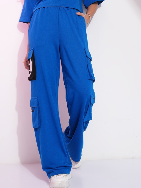 Tokyo Talkies Disney Women Mickey Mouse Printed Cargo Trousers