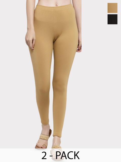 Trend Level Women Pack Of 2 Ankle Length Leggings