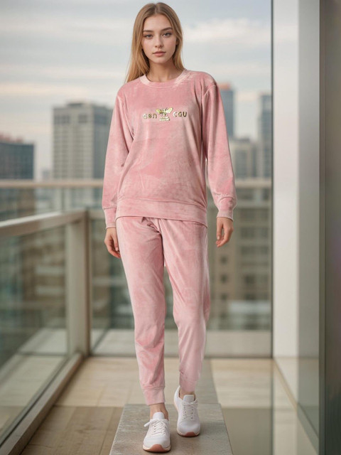 BAESD Printed Sweatshirt With Jogger Co-Ords