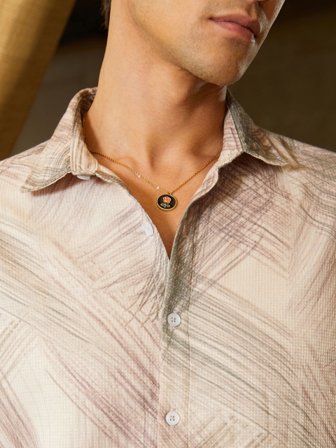 Campus Sutra Men Comfort Abstract Printed Casual Shirt - Image 2