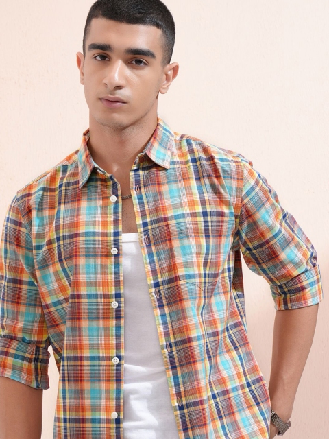 Ketch Men Muicolor Checked Regular Fit Casual Shirt