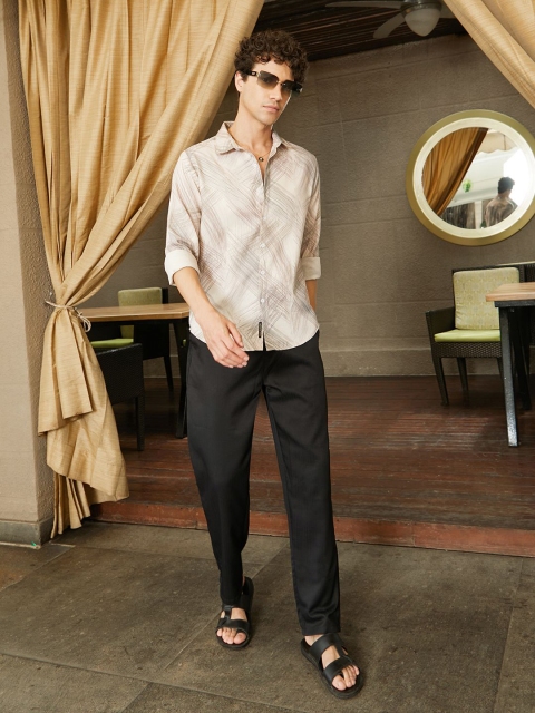 Campus Sutra Men Comfort Abstract Printed Casual Shirt - Image 6