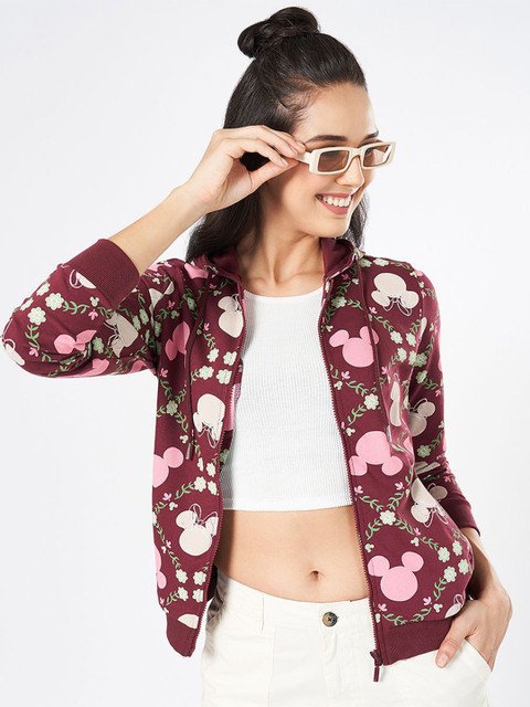 Honey by Pantaloons Women Printed Hooded Sweatshirt