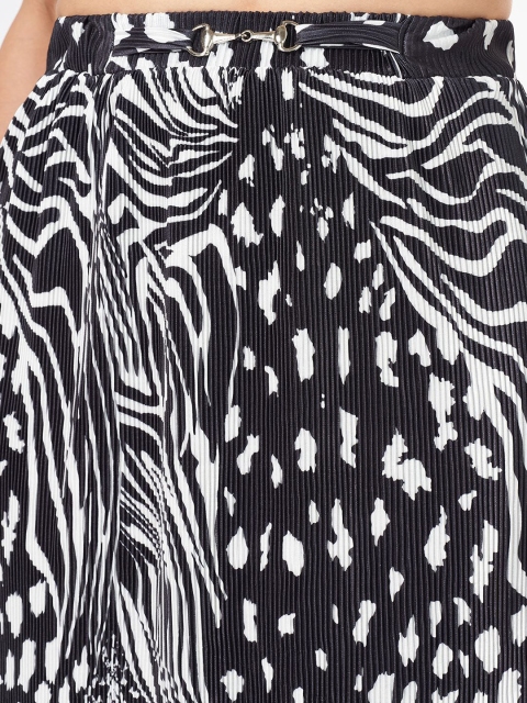 Annabelle by Pantaloons Printed A- Line Knee Length Skirt - Image 6