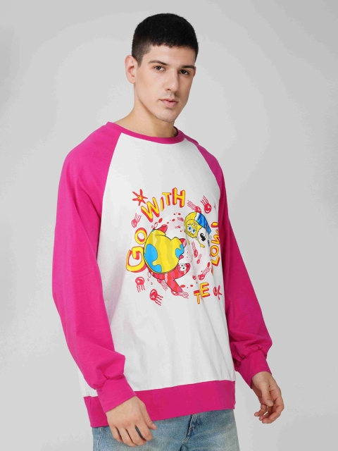 THE CLOTHING FACTORY Men Printed Applique T-shirt - Image 3