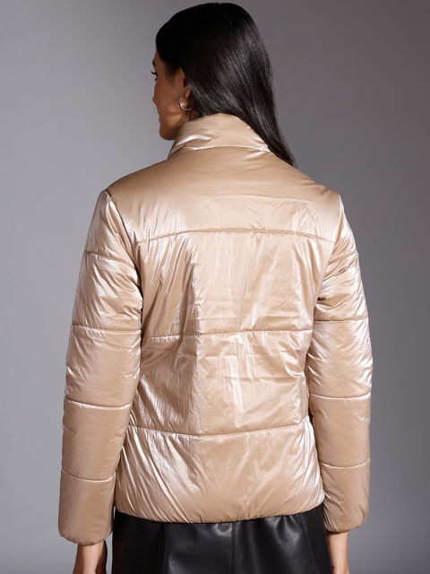 20Dresses Women Mock Collar Solid Casual Puffer Jacket - Image 4