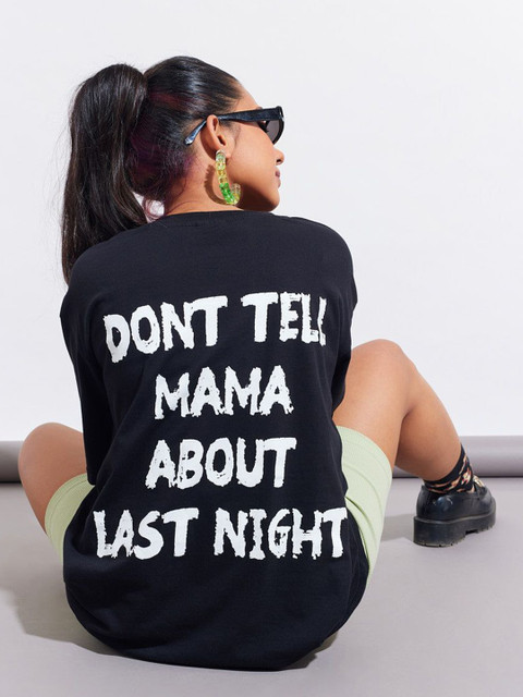 TheBTclub Unisex Cotton Drop-Shoulder Sleeves Activchill Oversized T-shirt