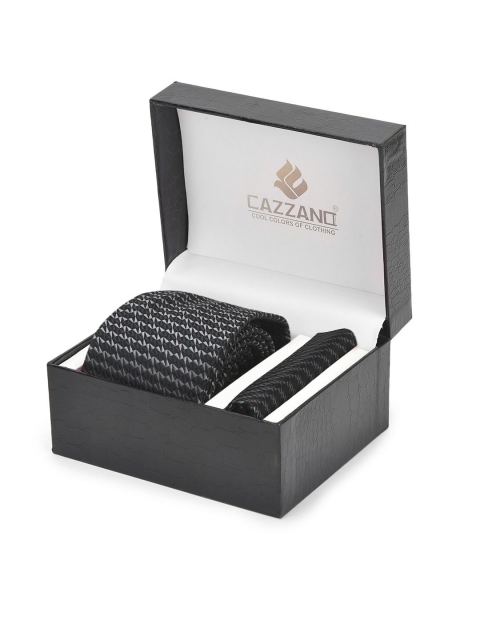 Cazzano Men Accessory Gift Set Of Tie & Pocket Square