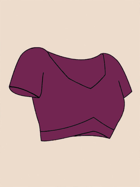 Anouk Pure Cotton Khadi Saree - Image 4