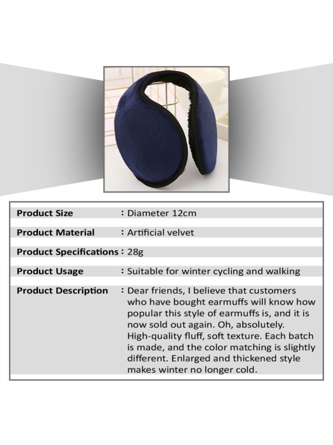 SYGA Men Winter Warm Cold-Proof Chill Wrap Earmuffs Headband - Image 5