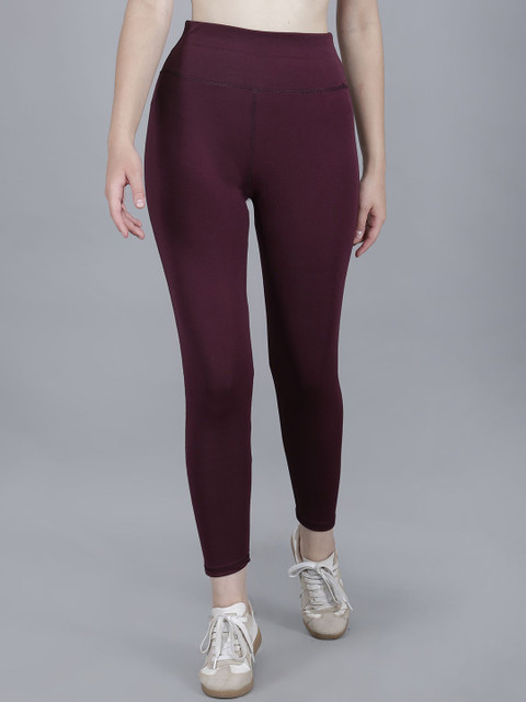 DYWER Women Slim Fit Stretchable High Waist Activewear Tights