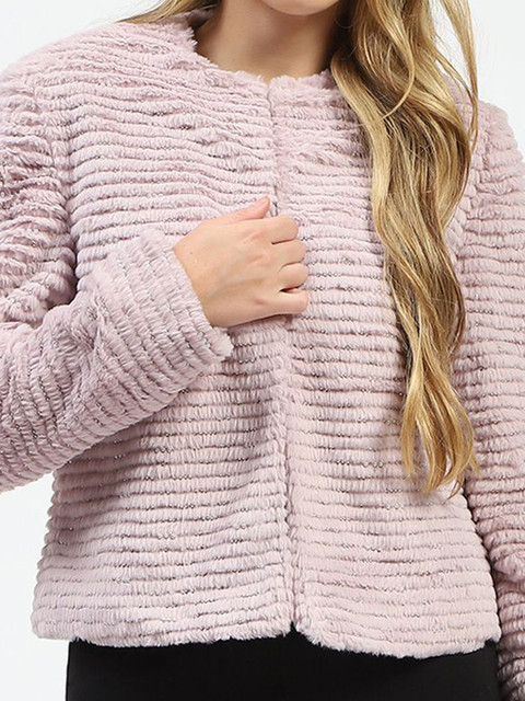 Madame Self-Design Mock Collar Pea-Coat - Image 2