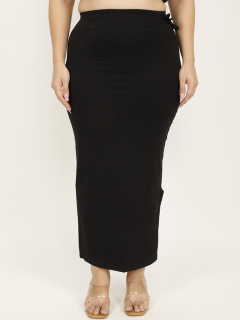 DUNBERRY LONDON Luxe Premium Plus Size Cotton Lycra Seamless Design Saree Shapewear