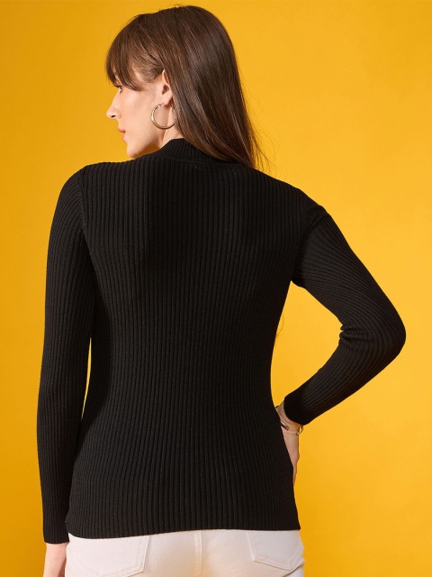 98 Degree North Women Cotton Striped Long Sleeves Pullover - Image 4