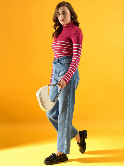 98 Degree North Women Striped Pullover - Image 5