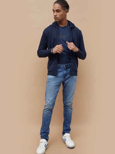 Fame Forever by Lifestyle Men Graphic Printed Hood Cotton Front-Open Sweatshirt - Image 5