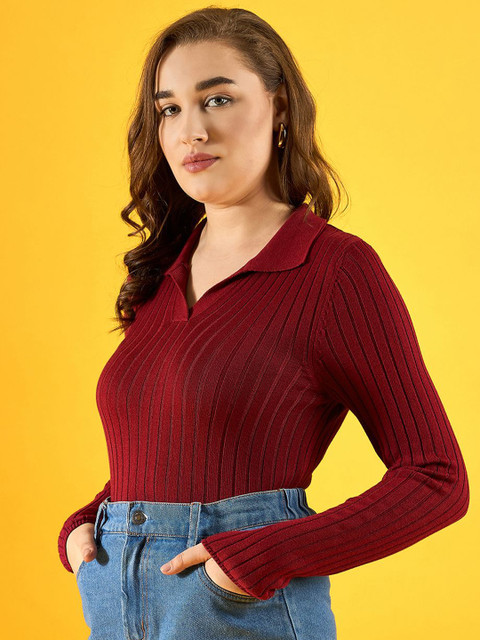 98 Degree North Women Striped Pullover - Image 3
