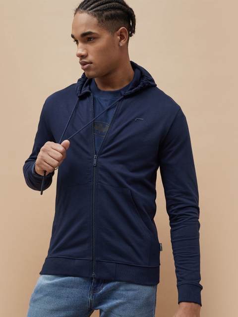 Fame Forever by Lifestyle Men Graphic Printed Hood Cotton Front-Open Sweatshirt