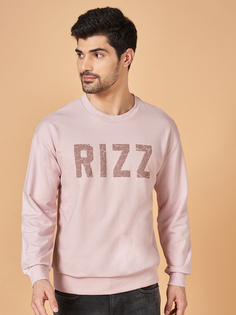 People Men Typography Printed Round Neck Cotton Pullover Sweatshirt - Image 2