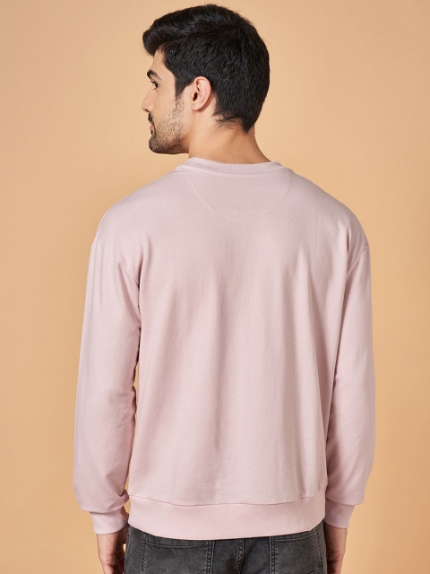 People Men Typography Printed Round Neck Cotton Pullover Sweatshirt - Image 5