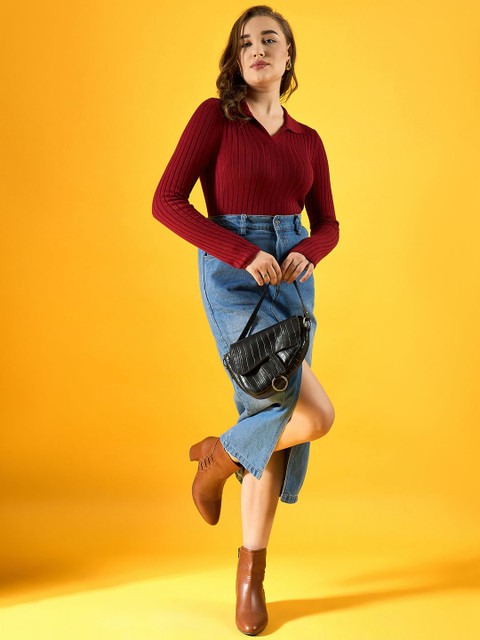 98 Degree North Women Striped Pullover - Image 5