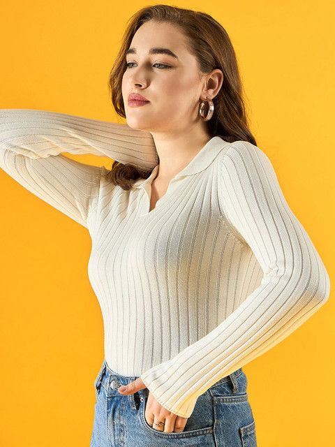 98 Degree North Women Striped Pullover - Image 3