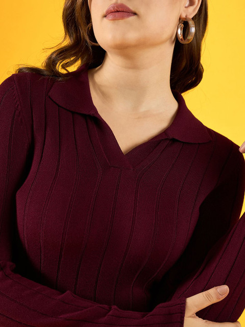 98 Degree North Women Striped Pullover - Image 2