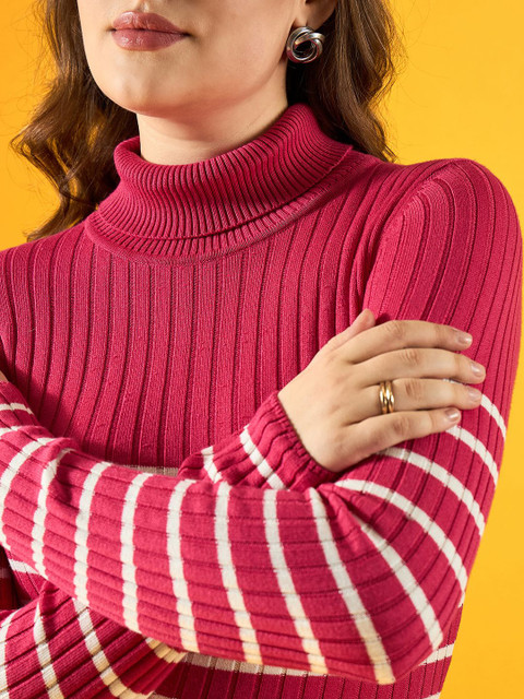 98 Degree North Women Striped Pullover - Image 2