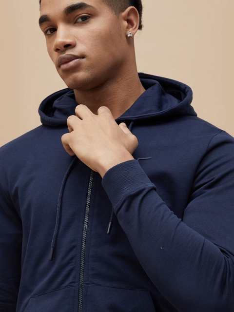 Fame Forever by Lifestyle Men Graphic Printed Hood Cotton Front-Open Sweatshirt - Image 2